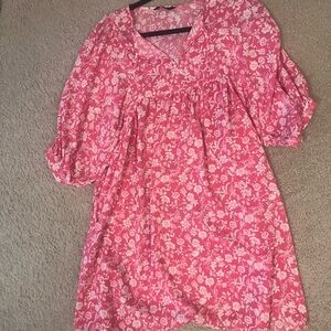 Floral Pink Dress